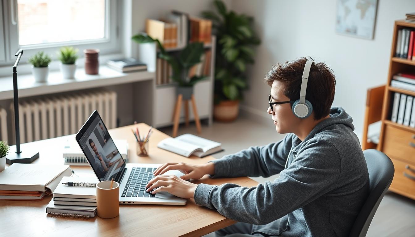 Organized study environment supporting productive learning