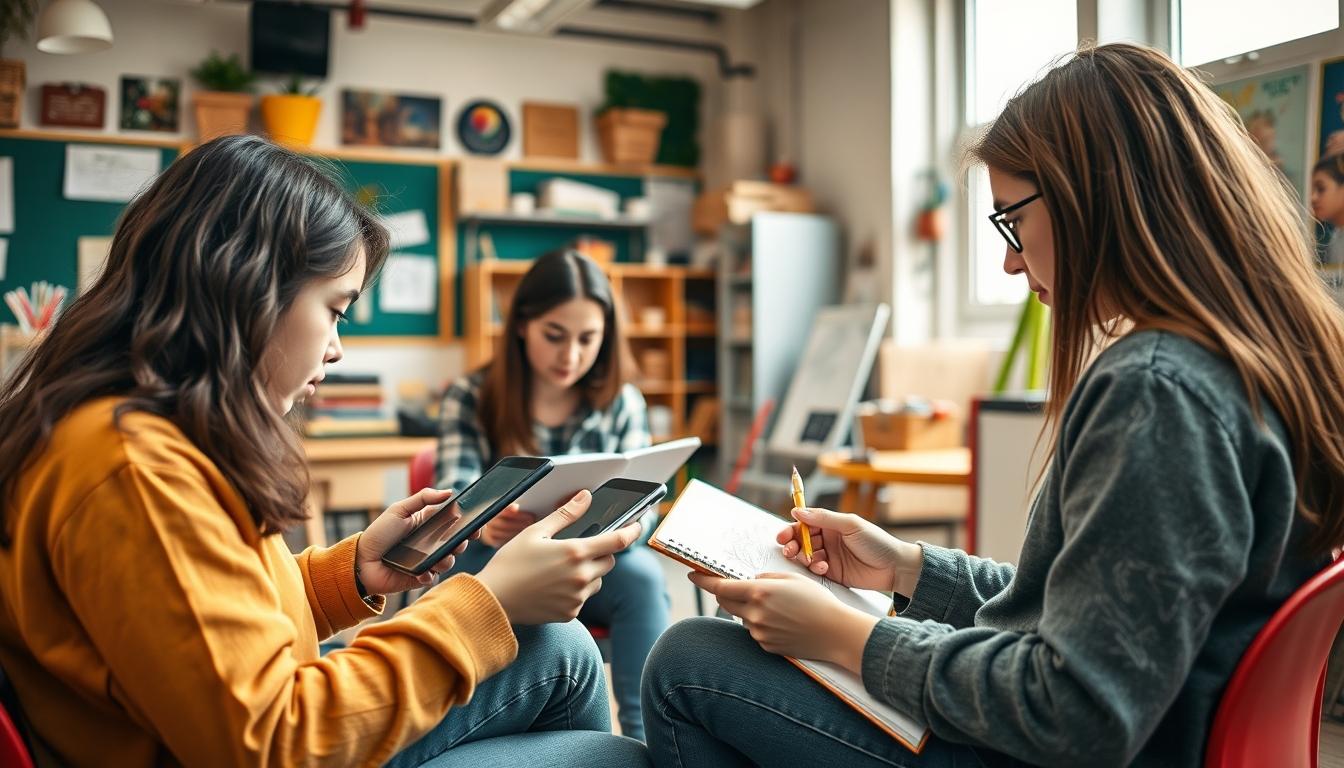 Organized exam preparation notes and academic planner